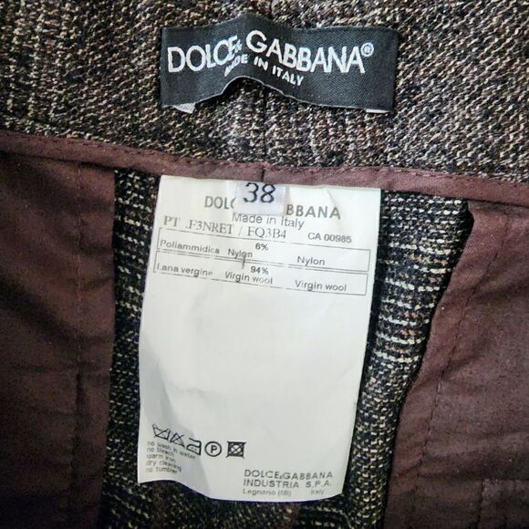 Dolce&Gabbana wool blend wide leg trousers size It38 - Picture 4 of 7